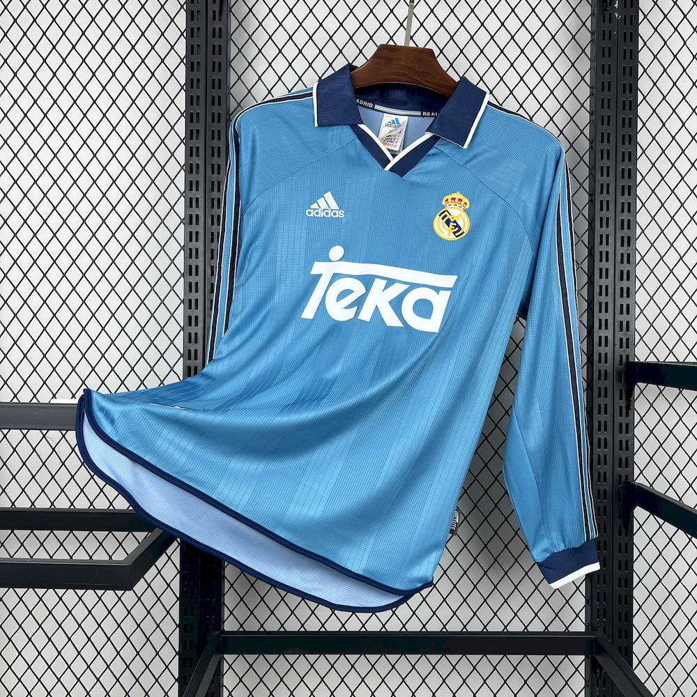 1999/00 Retro Real Madrid Third Long Sleeve Jersey