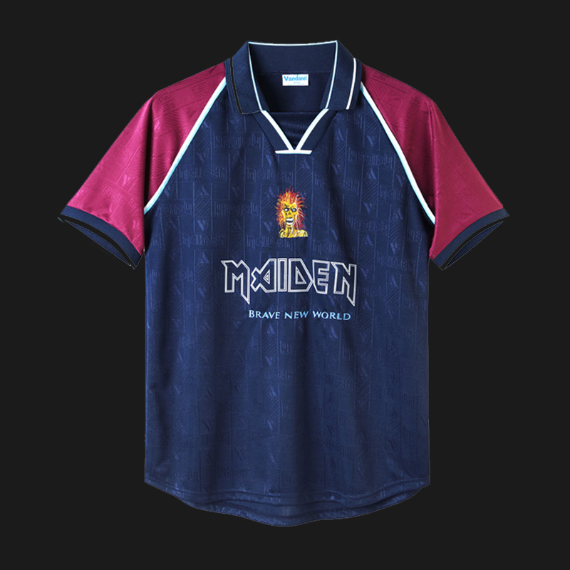 Retro 99/01 West Ham United x Iron Maiden Home Jersey
