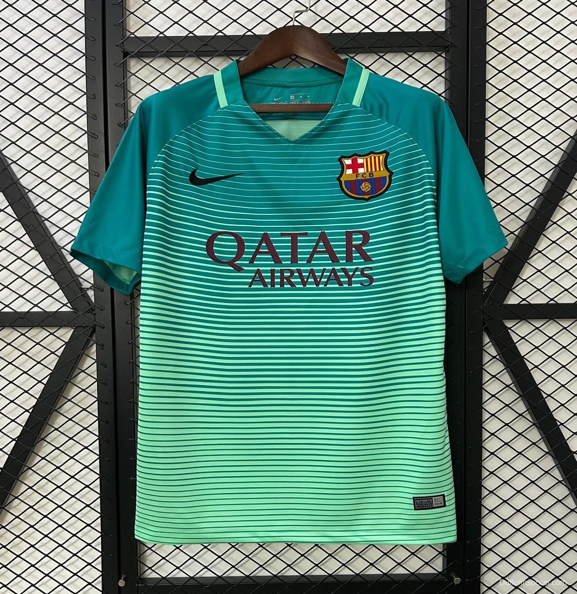 16/17 Retro Barcelona Third Jersey