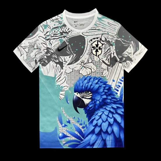 2025 Brazil Blue Parrot Special Jersey