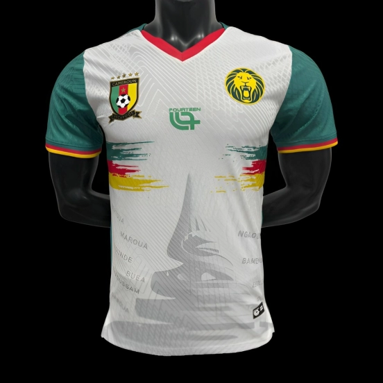 Player Version 2025 Cameroon Third White Jersey