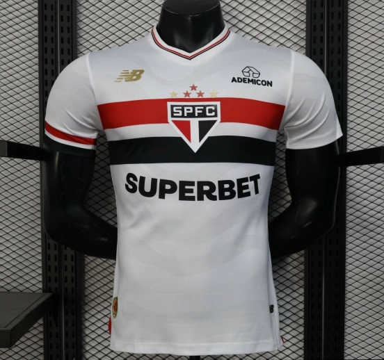 Player Version 25/26 Sao Paulo Home Jersey