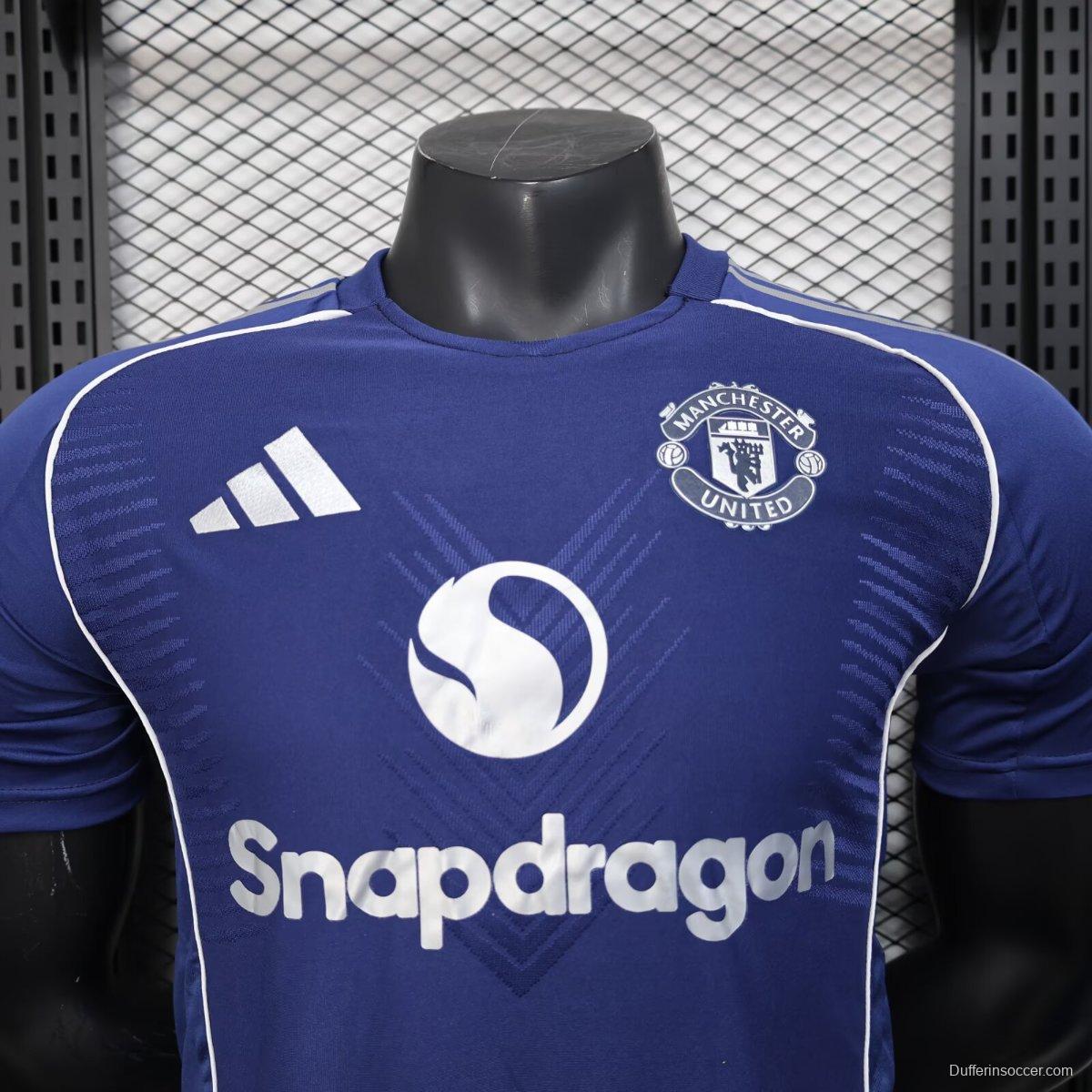 Player Version 25/26 Manchester United Blue Special Jersey