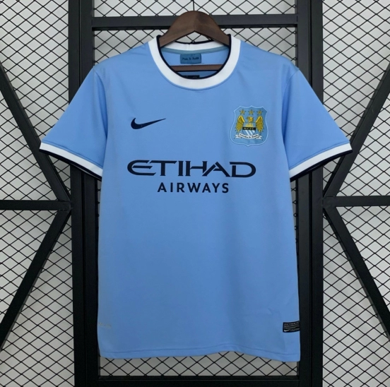 13/14 Retro Manchester City Home Jersey