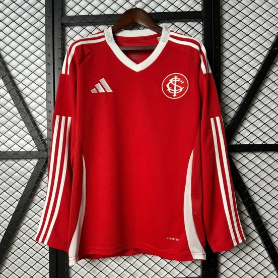25/26 Long Sleeve Brazil SC Internacional Home Jersey