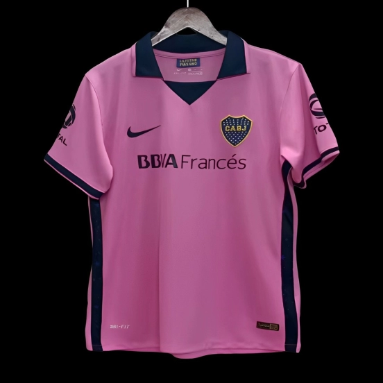Retro 13/14 Boca Juniors Away Pink Jersey
