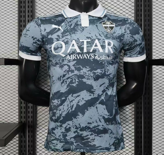 Player Version 25/26 Al-Ahli Gray with Camouflage Pattern Jersey