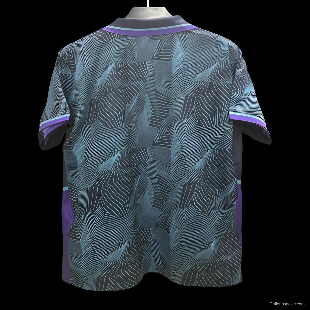 25/26 Tottenham Grey with Geometric Pattern Jersey