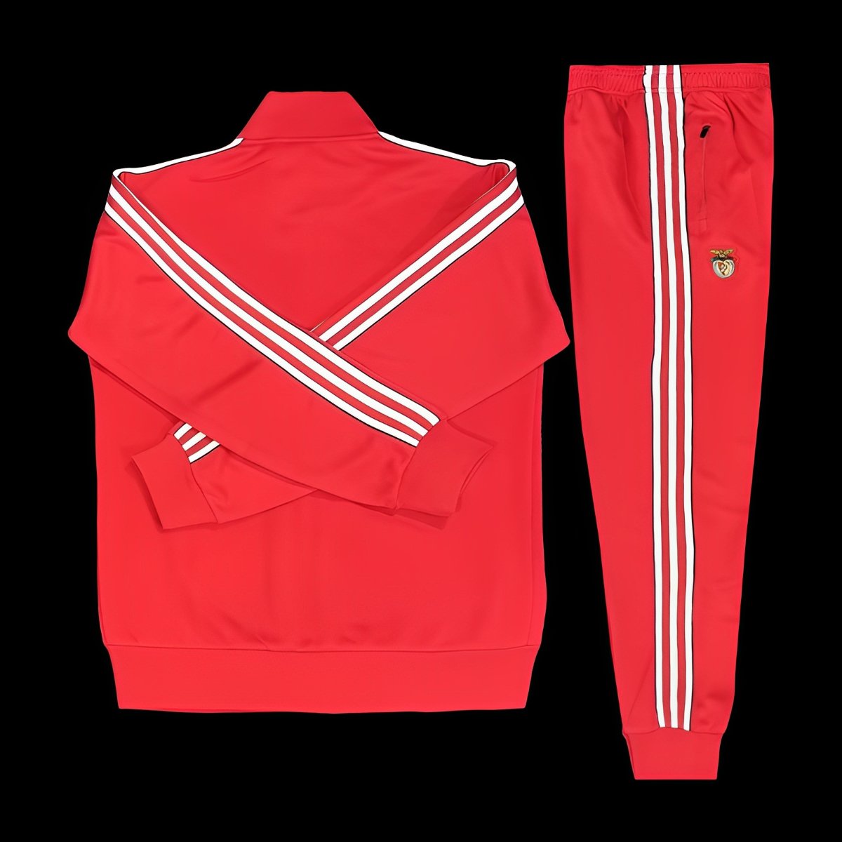 25/26 Benfica Red Full Zipper Tracksuit + Long Pants