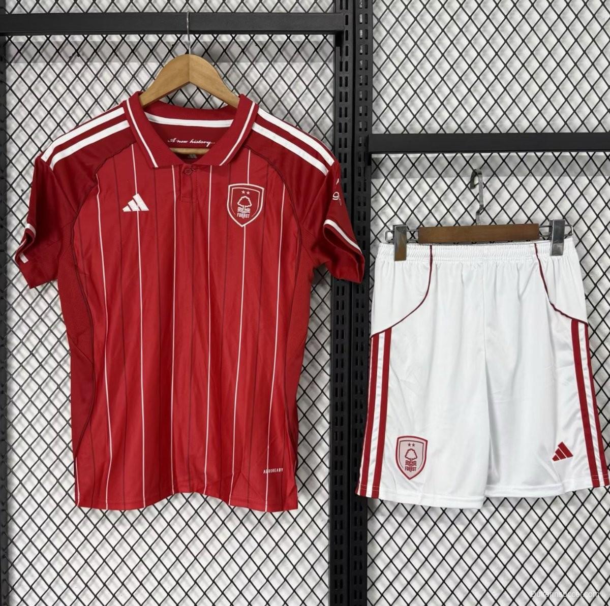 25/26 Kids Nottingham Forest Home Jersey