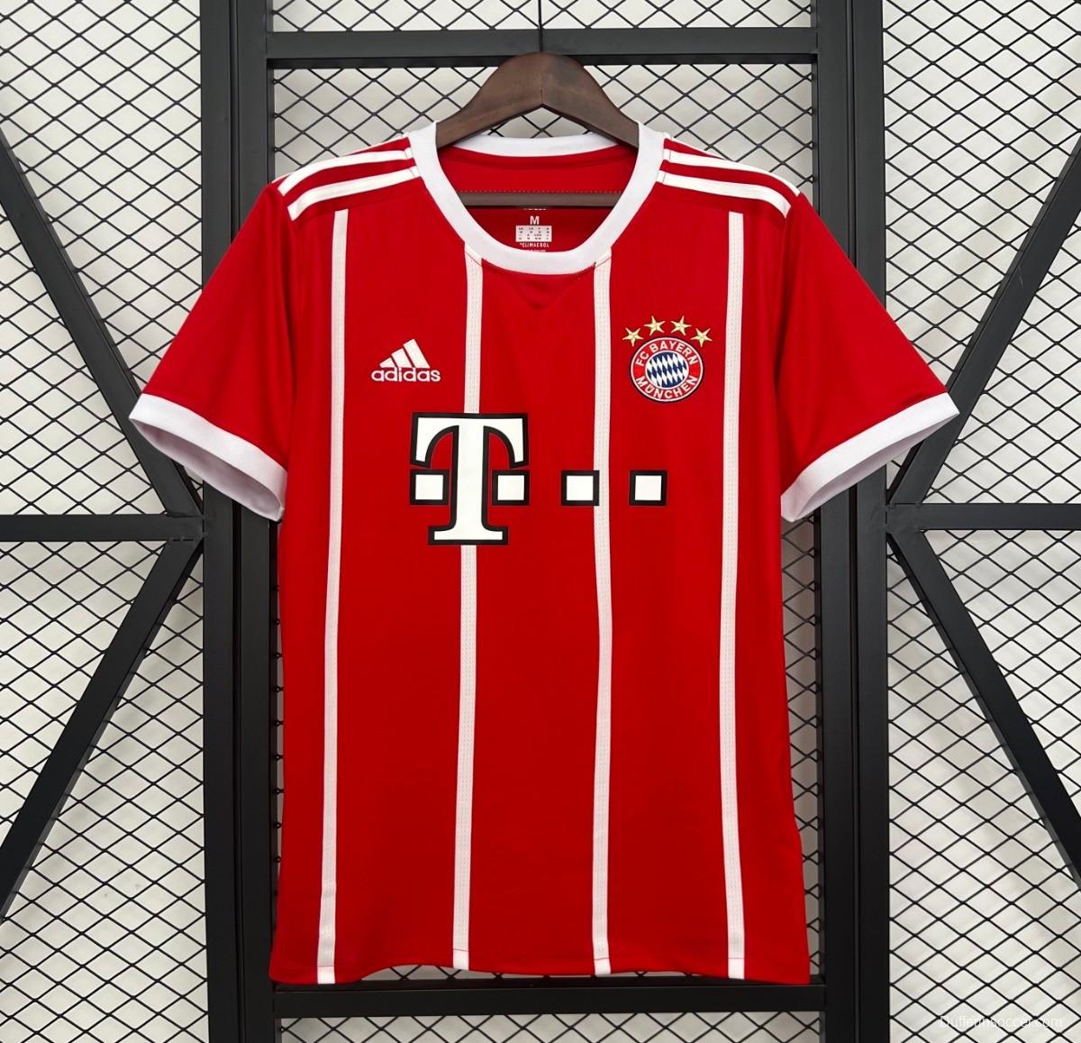17/18 Retro Bayern Munich Home Jersey