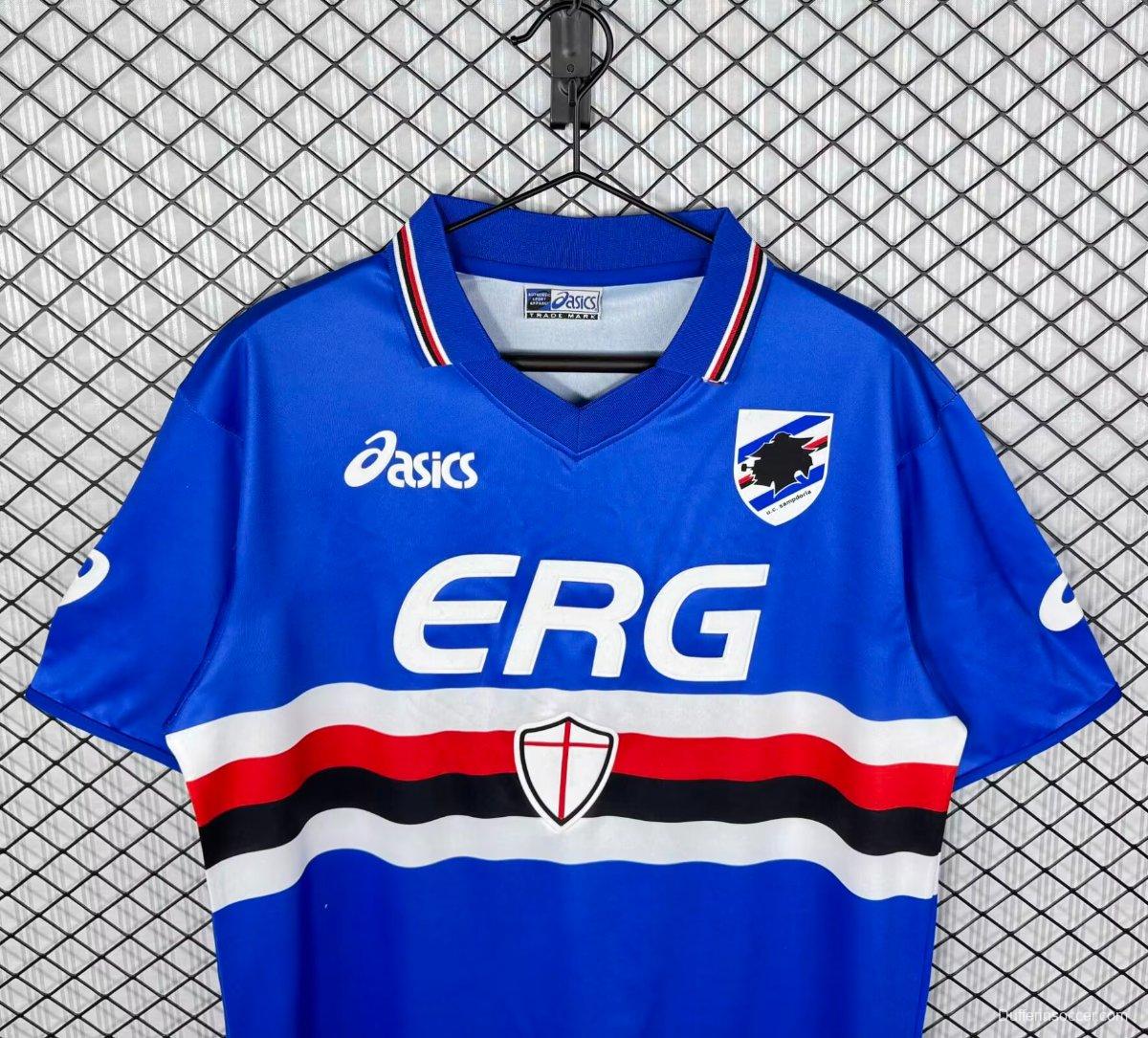Retro 03/04 Sampdoria Home Jersey