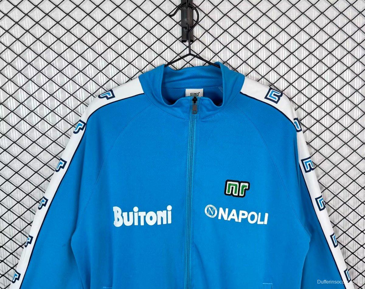 Retro 87/88 Napoli Home Full Zipper Jacket