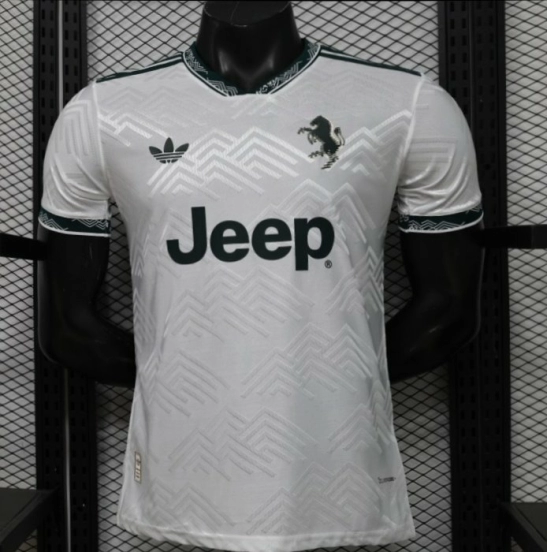 Player Version 26/27 Juventus White with Dark Green Special Edition Jersey