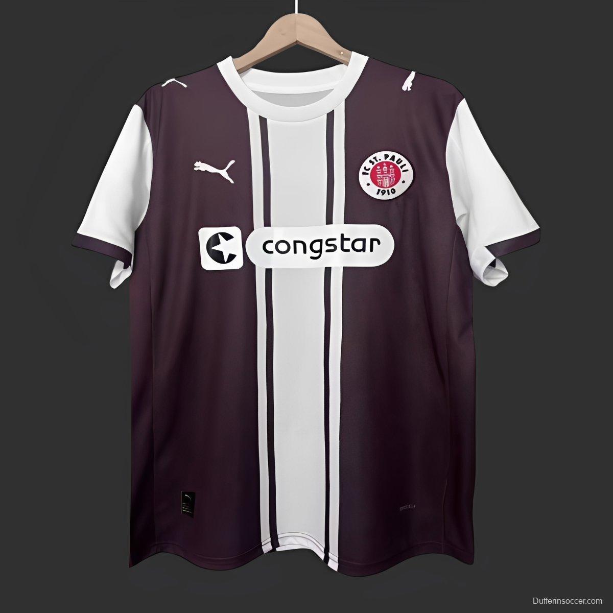 25/26 FC St. Pauli Brown 1970s Remake Special Jersey