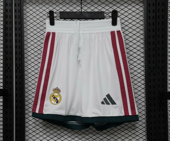 Player Version 26/27 Real Madrid Home  White Shorts (Adidas)