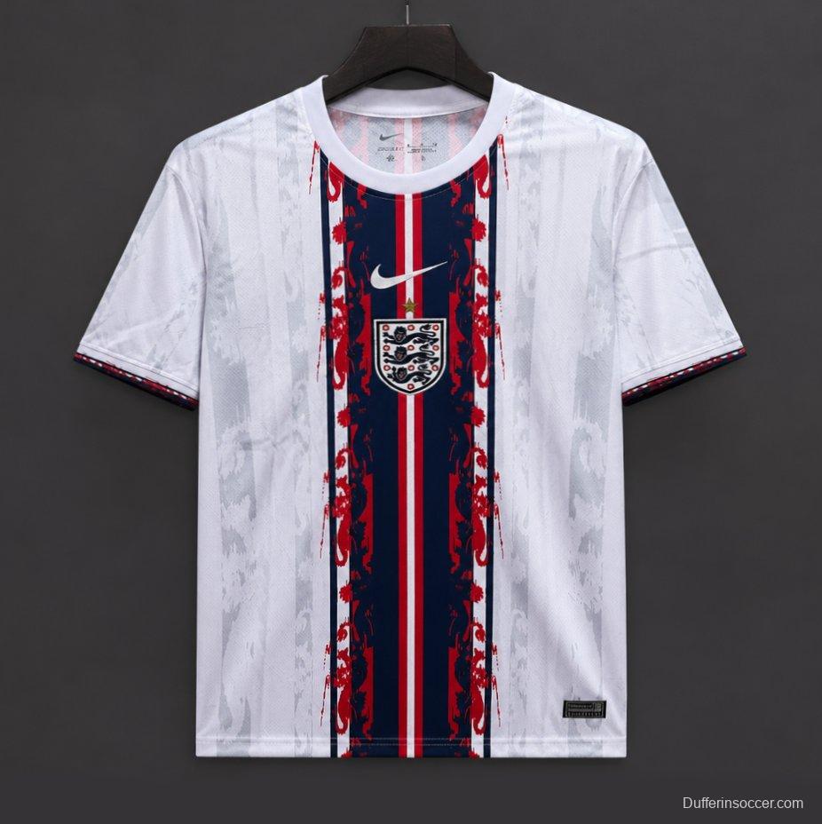 2026 England World Cup Special Edition White Jersey.