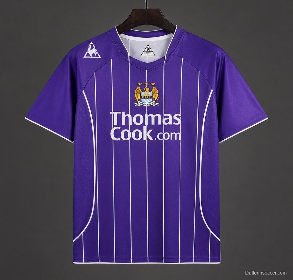Retro 07/08 Manchester City Away Purple Jersey