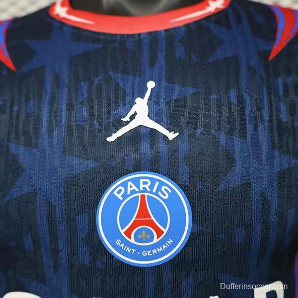 Player Version 26/27 PSG x Jordan Special Navy Blue/Red Jersey