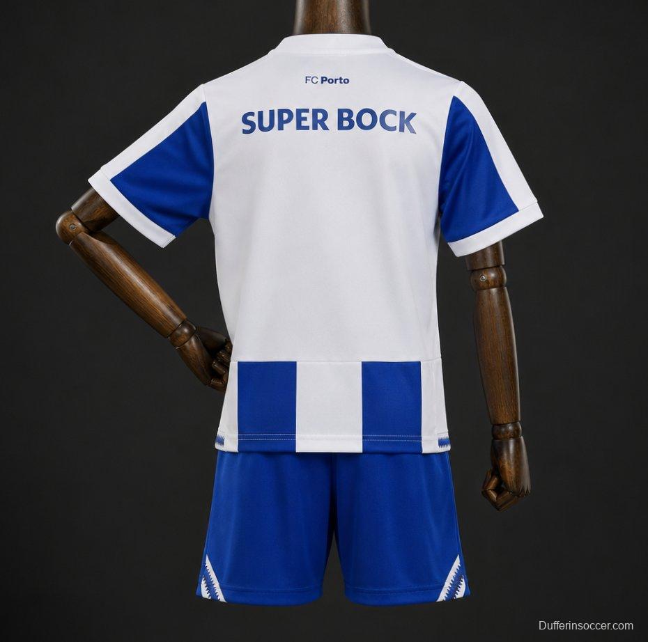26/27 Kids Porto Home Jersey