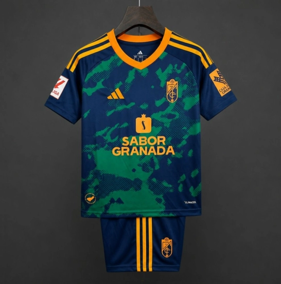 26/27 Kids Granada Away Green Jersey Kit