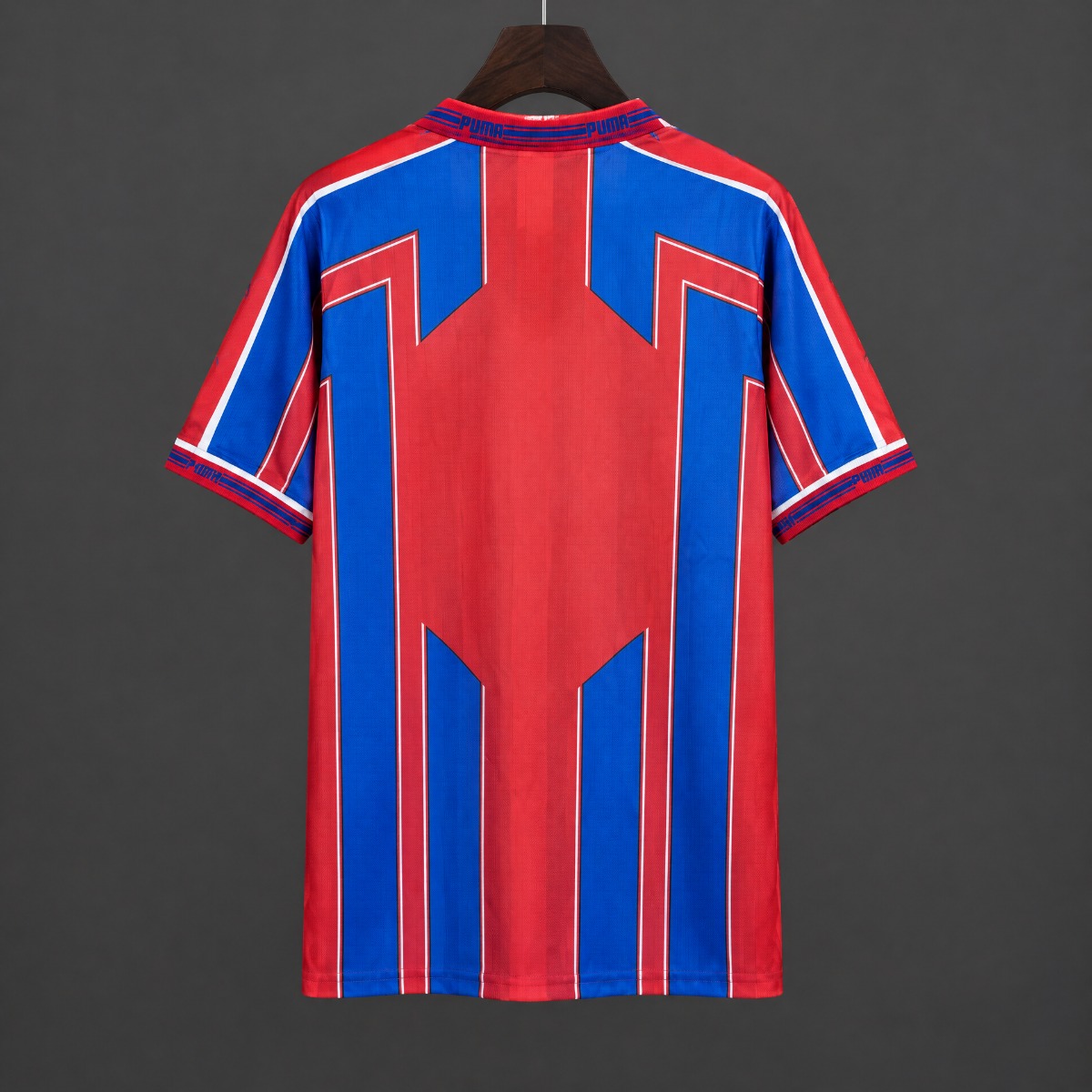 Retro  98/99 Trabzonspor Home Red/Blue Stripes Jersey