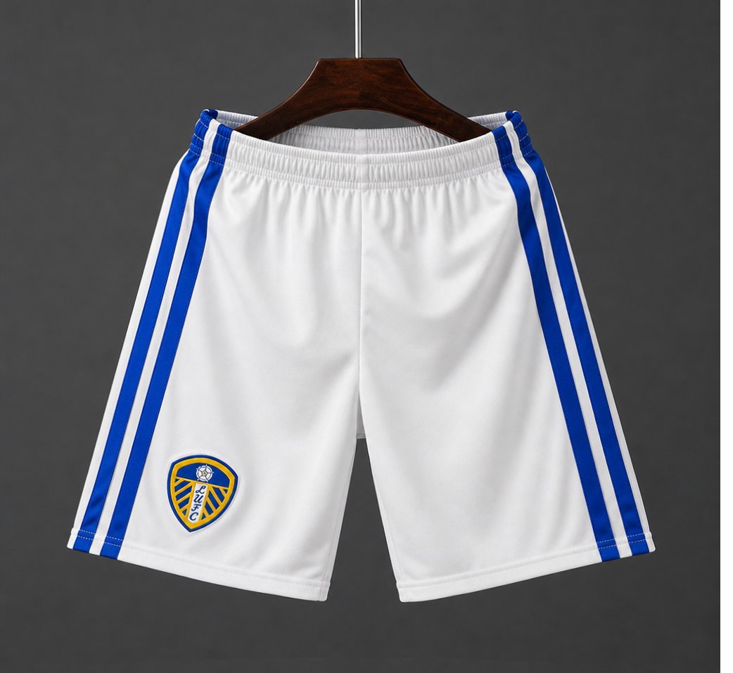 26/27 Leeds United Home White Shorts