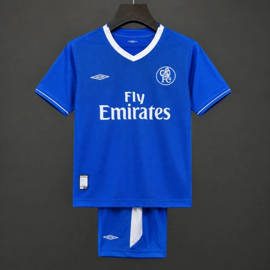Retro Kids 03/05 Chelsea Home Jersey