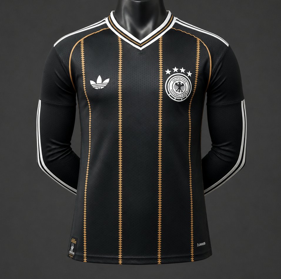 Player Version 26/27 Germany Away Black Long Sleeve Jersey